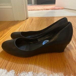 Cole Haan wedge slip on heels